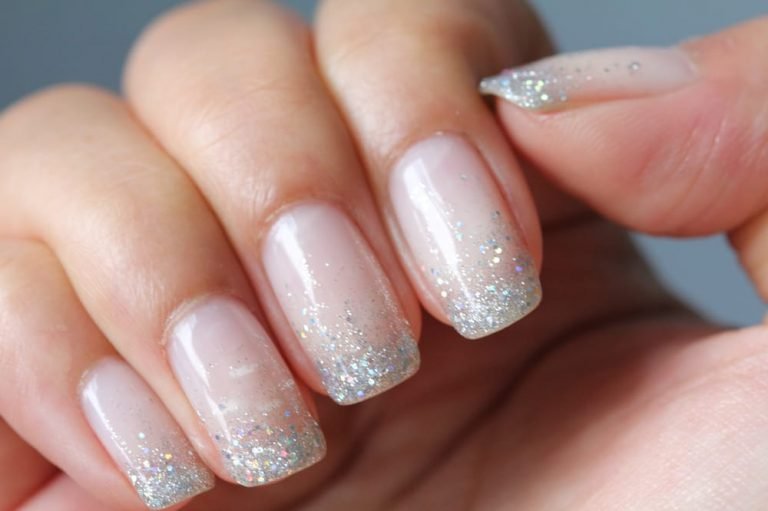 9. Glitter Gradient Nails for NYE - wide 2