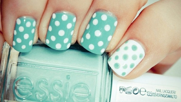 Polka Dot Nail Art